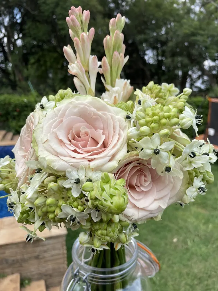 Flowers arranged for a hotel interior