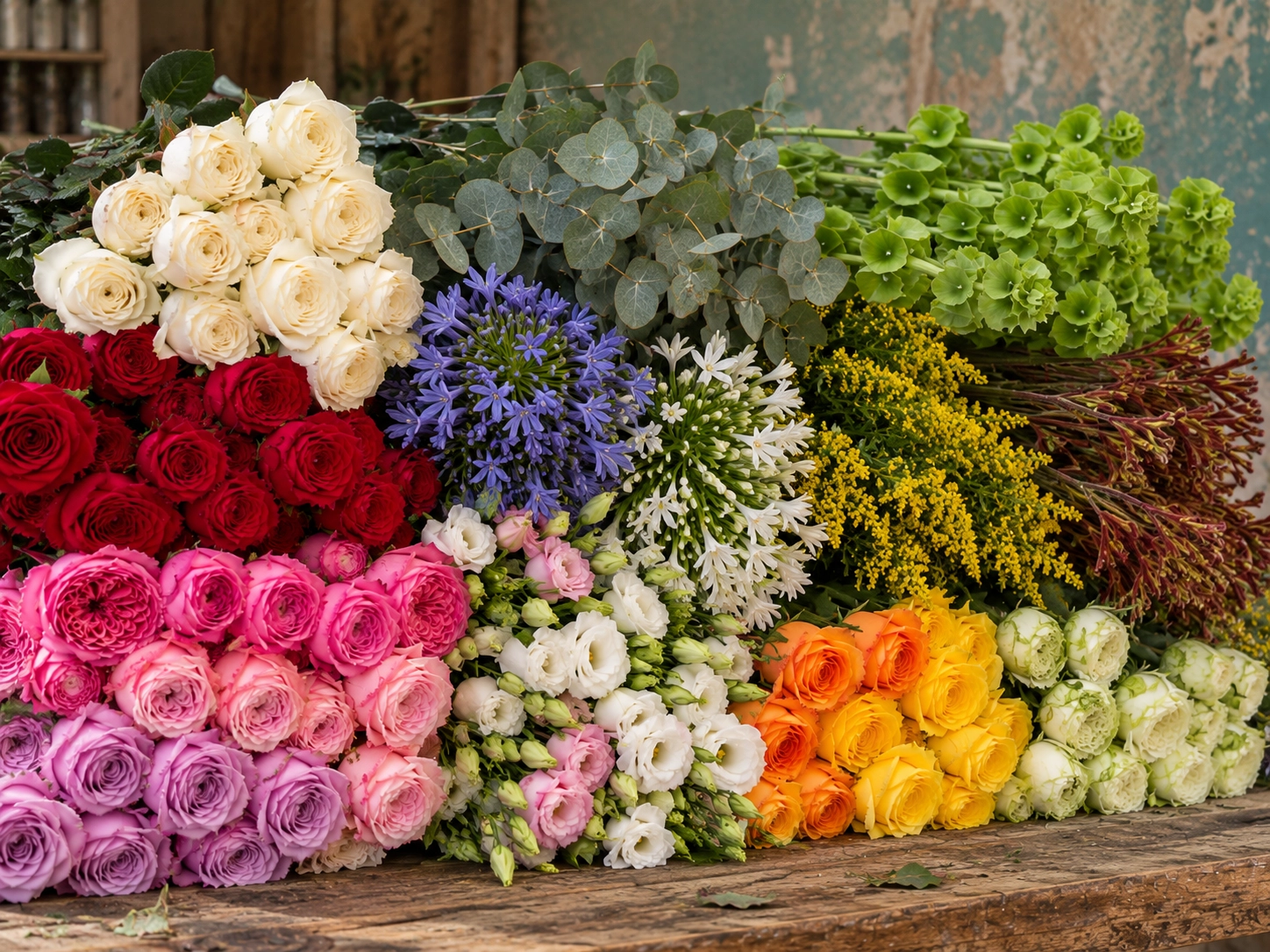 Close-up of fresh stems at the farm